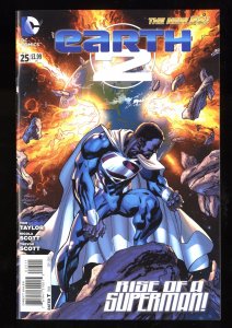 Earth 2 #25 NM- 9.2 1st Val-Zod Cover!