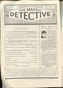 Master Detective 5/1931-gun moll cover-Dalton Stevens-Edison blackmail plot-e...