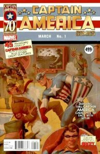 CAPTAIN AMERICA 616 70th ANNIVERSARY EPTING & 70th ANNIVERSARY HITLER VARIANTS.