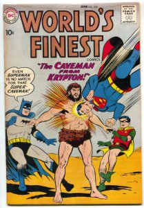 WORLD'S FINEST #102 BATMAN SUPERMAN GREEN ARROW 1959 DC FN