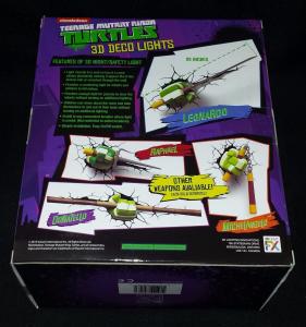 TMNT Teenage Mutant Ninja Turtles Leonardo 22 Katana 3D Deco Light - New!