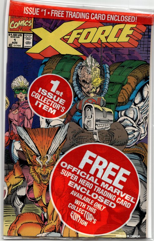 X-Force #1 Bagged Variant (1991) X-Force