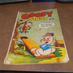 Goofy Comics #28 (Animated comics 1948) Golden Age Funny Animal precode cartoon