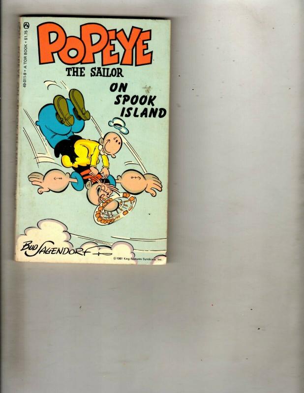 Lot of 7 Popeye Tempo Pocket Books #1 2 3 4 Sailor Royal Rat Spook Isaland WS15