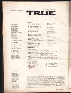 True 6/1970-Bicycle race cover-Night Before The Indy 500-Marijuana Trail