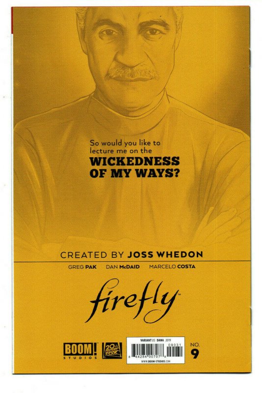 Firefly #9 1:15 Virgin Variant - Boom - 2020 - NM