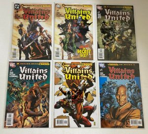 Villains United set #1-6 DC 6 different books 8.0 VF (2005)