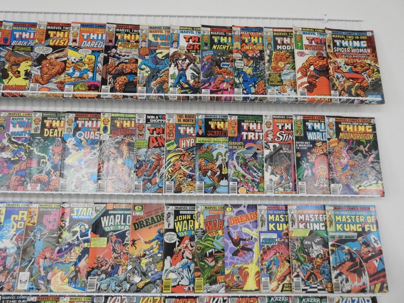 Huge Lot 190+ Comics W/ Marvel Two-In-One, Power Man, Kazar, +More! Avg FN+ Cond