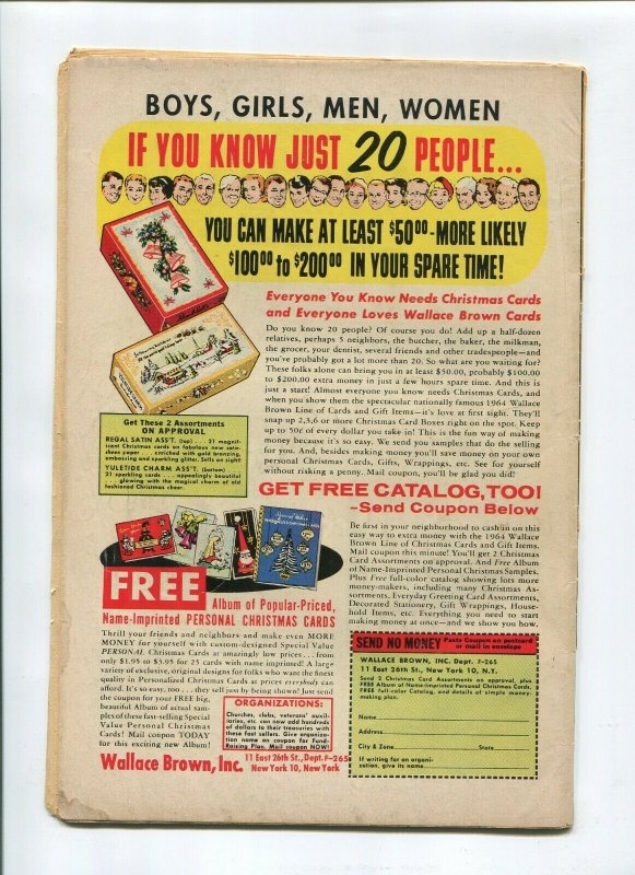 SUPERMAN #172 (VG+/FN-) *THE FISHERMAN COLLECTION*  TYRANT SUPERMAN 1964