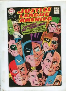 JUSTICE LEAGUE OF AMERICA  #61  (8.0) 1968