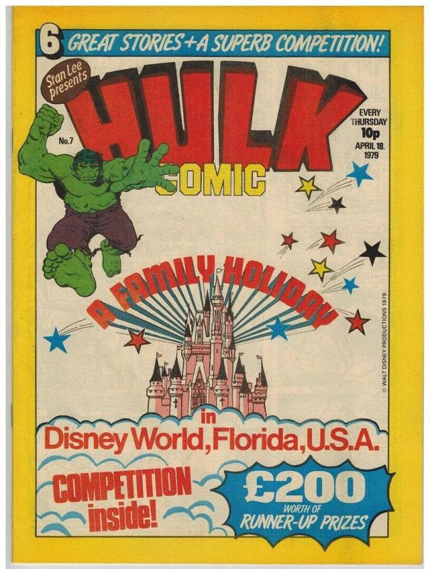 HULK (BRITISH WEEKLY) 7 VF-NM HULK BY PAUL NEARY