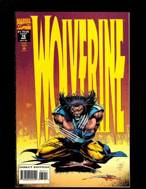  Lot of 12 Wolverine Marvel Comics #67 69 70 71 72 73 74 75 76 77 78 79 HY7