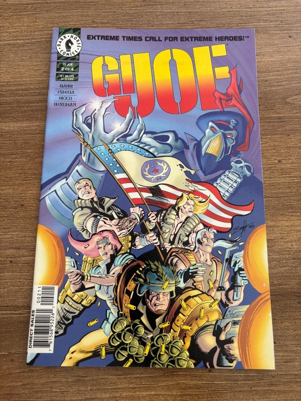 G.I. Joe # 2 NM 1st Print Dark Horse Comic Book 7 J445