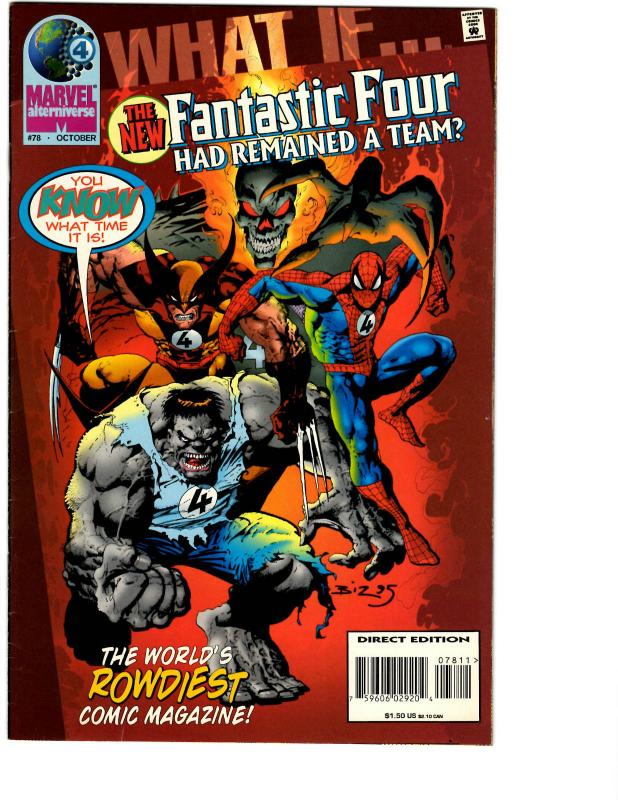 5 What If... Marvel Comic Books # 75 76 77 78 79 Spider-Man Hulk X-Men Storm BH2