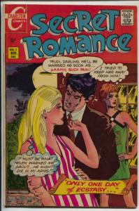 Secret Romance #3 1969-Charlton-spicy poses-Beatniks-FN-
