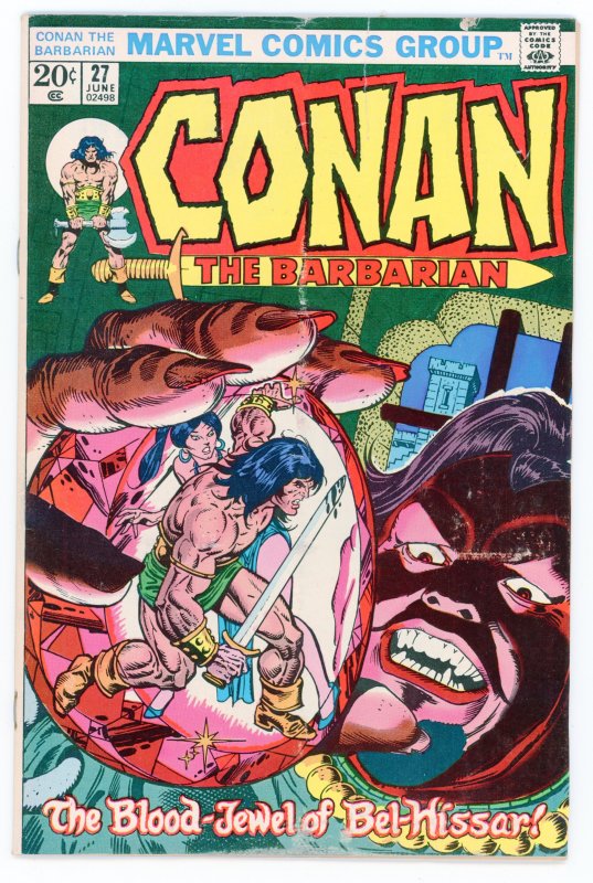 Conan the Barbarian #27 John Buscema FN-