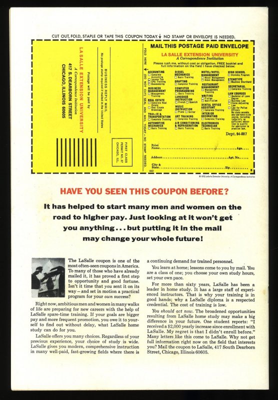 Chamber Of Chills (1972) #7 VF 8.0