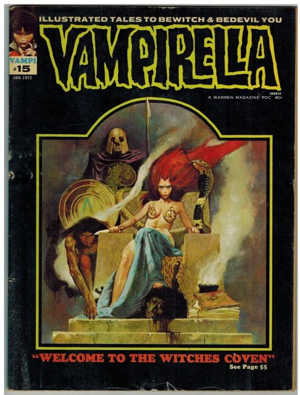 VAMPIRELLA 15 VG- Jan. 1972 SANJULIAN CVR, Corben