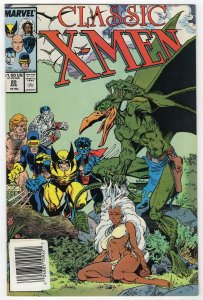 Classic X-Men #20 ORIGINAL Vintage 1988 Marvel Comics
