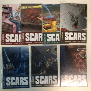 Warren Ellis' Scars (2003) Complete Set # 1A-6A & Sampler (VF/NM) Avatar Comics