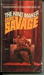 DOC SAVAGE-THE KING MAKER-#80-ROBESON-G-FRED PFEIFFER COVER-1ST EDTION G