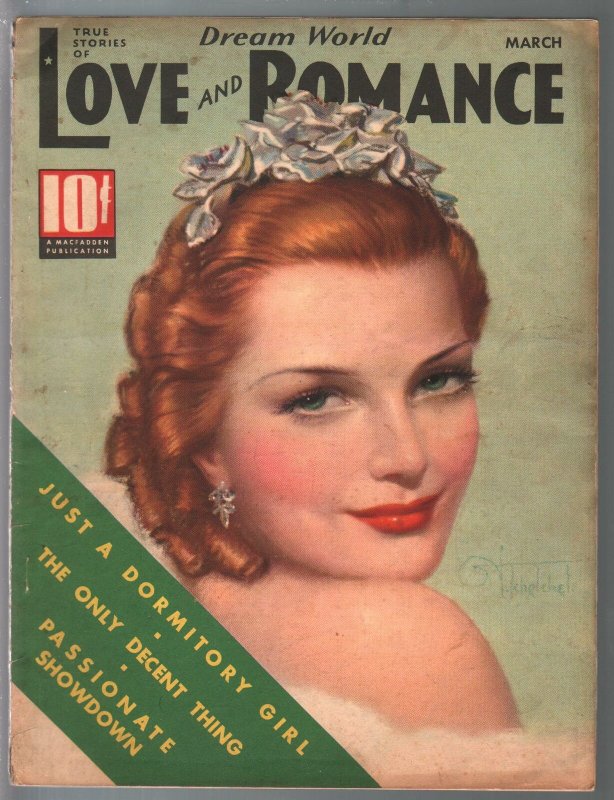 Dream World Love and Romance 3/1937-Tchetchet-spicy exploitation-FN-