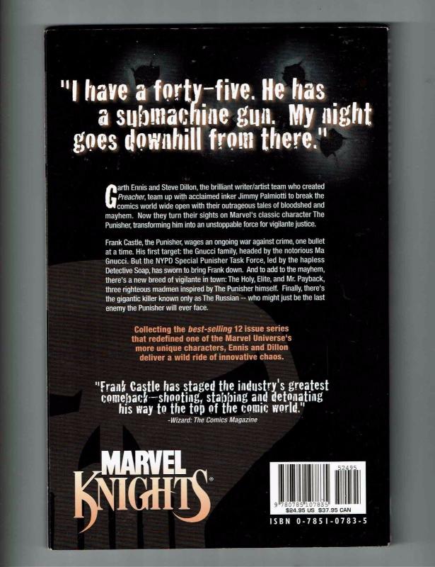 The Punisher Welcome Back Frank Marvel Knights Comics TPB Graphic Novel CB9