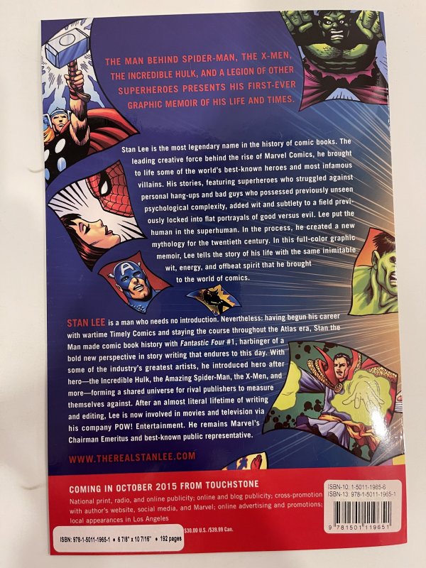 Amazing Fantastic Incredible: A Marvelous Memoir - NM  (2015)