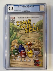 Time Will Tell Custom M & M 2021-22 Print Comic #1 CGC 9.8 Marvel