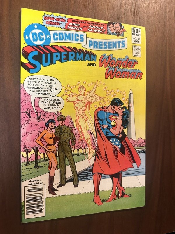 DC Comics Presents #32 FN/VF Newsstand Ross Andru Cover (DC 1981)