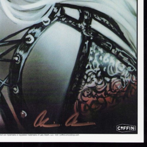 Lady Death 11 x 17 Print w/ 2x Signatures