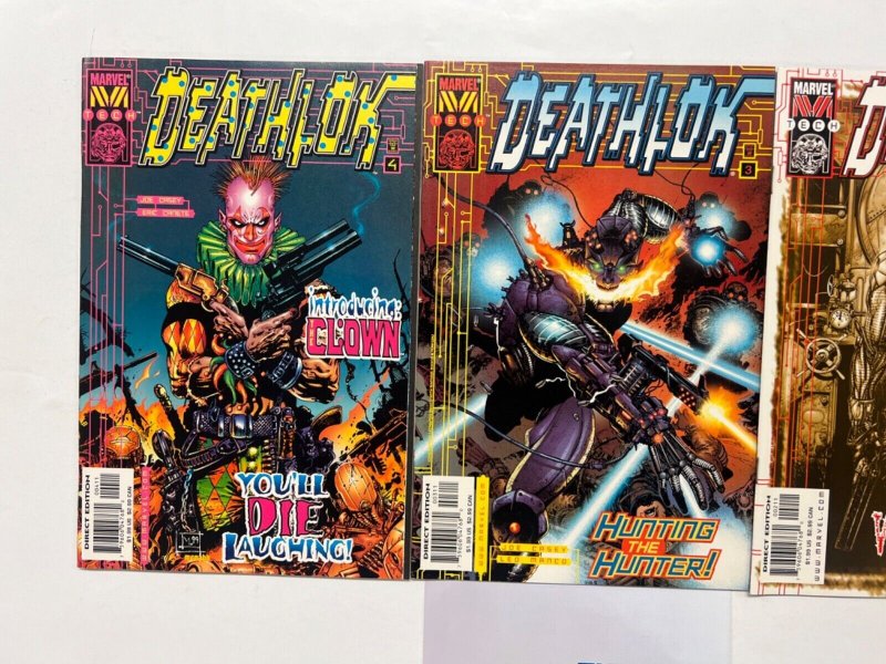 3 Deathlok Marvel Comic Books # 2 3 4 Avengers Defenders Iron Man Hulk 41 JS45
