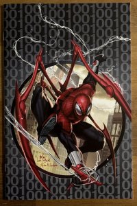 SUPERIOR SPIDER-MAN #1 INHYUK LEE SIGNED SILVER VIRGIN VARIANT #300 LE 600 COA