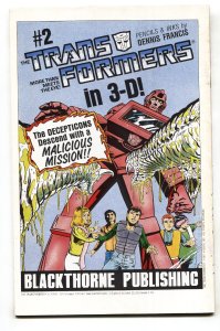 Official How To Draw Transformers #3  1987 - Blackthorne  -VF- - Comic Book