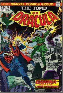 Tomb of Dracula #22 (Marvel, 1974) Black Widow MVS Intact