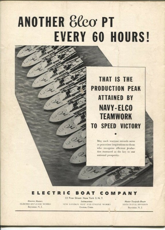 Sea Power 2/1946-military info & pix-naval defense-VG