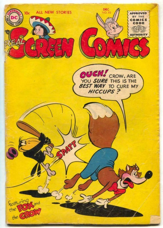 Real Screen Comics #93 1955- Fox & Crow G