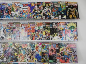 Huge Lot of 200+ Comics W/ X-Men, Wolverine, Marvel Team Up