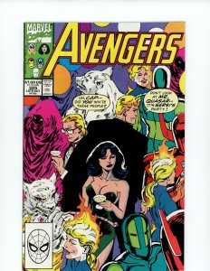 Avengers #325 - Party Games! (9.2) 1990 