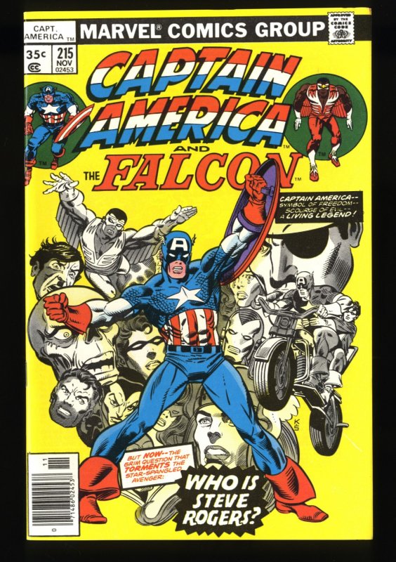 Captain America #215 VF 8.0