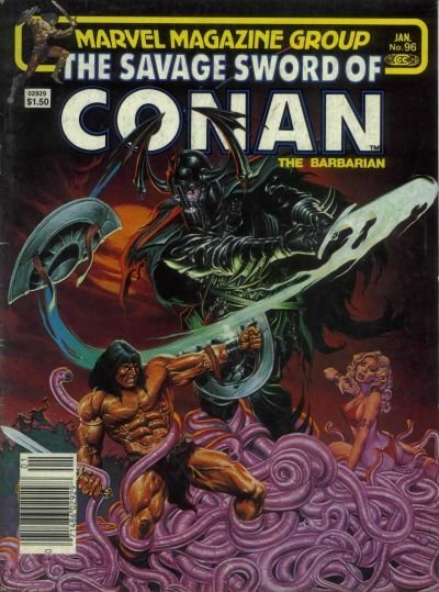 Savage Sword of Conan #96 (Newsstand) VG ; Marvel | low grade comic Joe Jusko