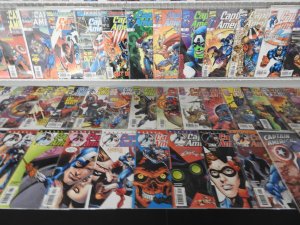 Huge Lot 150+ Comics W/ Captain America,  Bishop, Rogue+ Avg VF Condition!!