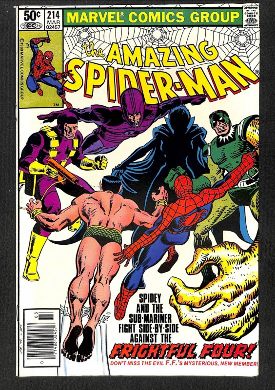 Amazing Spider-Man #214 VF/NM 9.0 Marvel Comics Spiderman