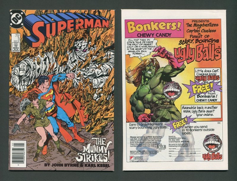 Superman #1 - #10 (SET)  9.4 NM  (John Byrne) 1987