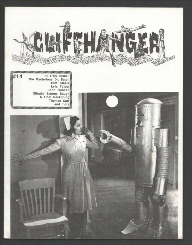 Cliffhanger #14 1991-WOY-Classic zine for fans & collectors of serials-Robot ...