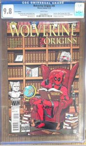 Wolverine: Origins #45 Deadpool Cover Variant (2010) CGC 9.8!