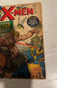 The X-Men #10 (1965)1st Kazar in X-men Low grade see description