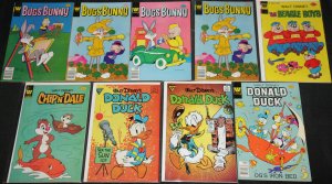 Gold Key/Gladstone DISNEY & CARTOON TITLES 69pc Comic Lot Grade FN+ to VF Donald