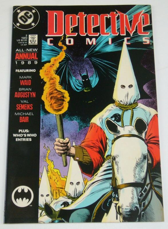 BATMAN vs KU KLUX KLAN FN detective comics ANTI-KKK detective comics annual 2