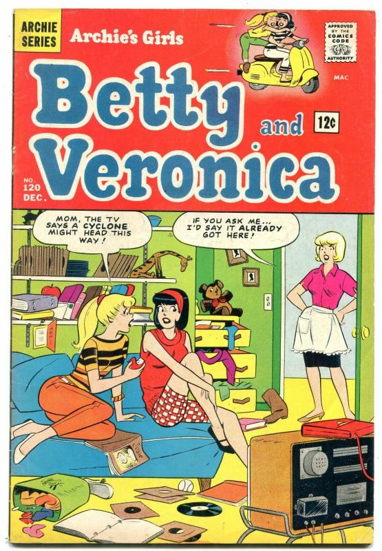 Archie's Girls Betty And Veronica #120 1965- motor scooter VG